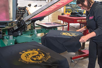Manual Printing Press Transforms Hobby into High-Wattage Business