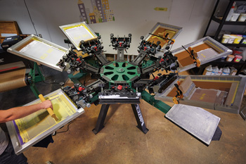 Third-Generation Stamp Maker Adds Screen Printing of Garments, Signage