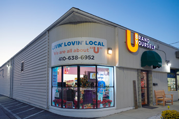 U Brand Yourself storefront in Bel Air, Maryland