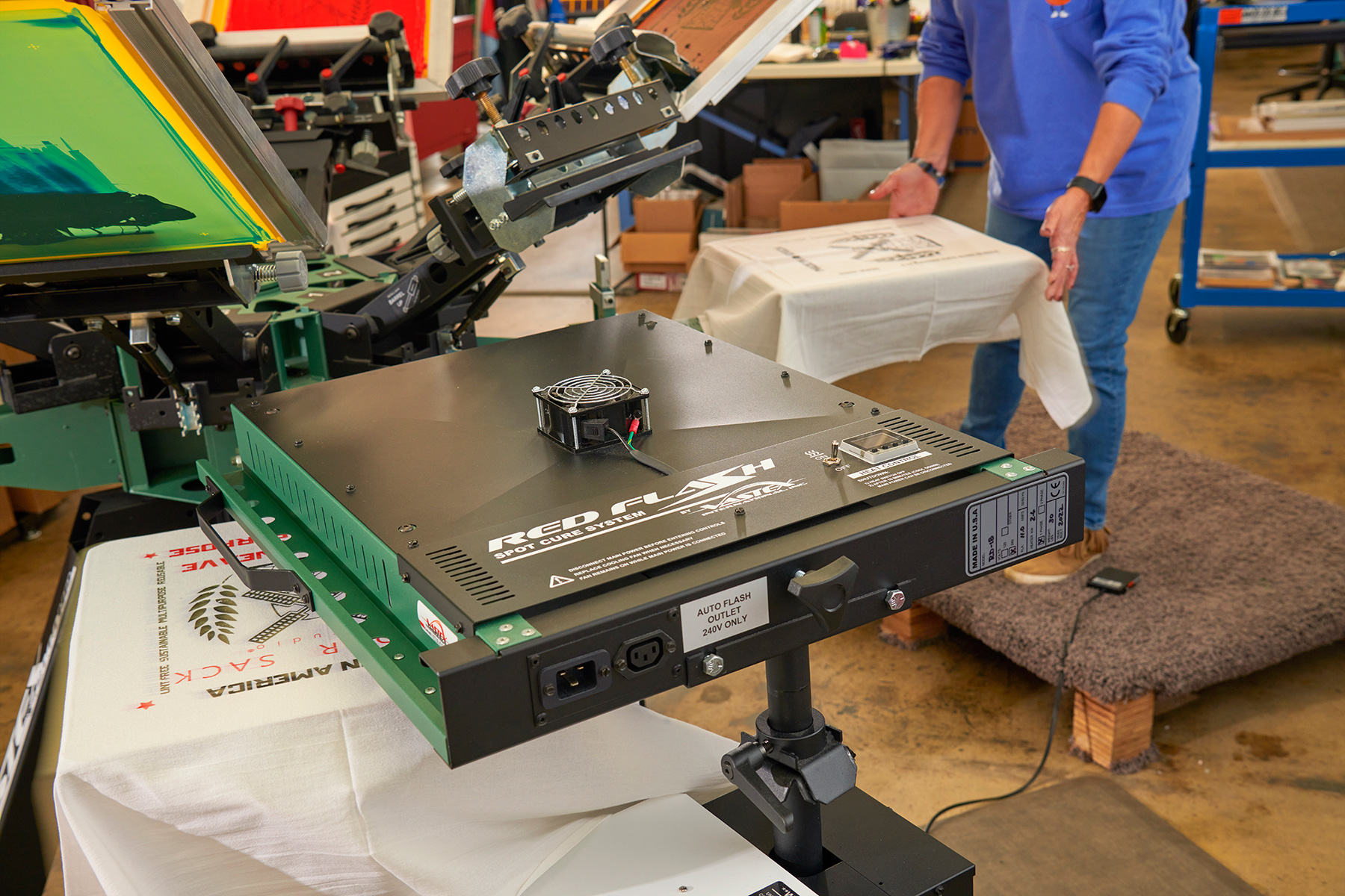 Diverse Screen Printing Equipment Meets Novel Print Shop's Needs