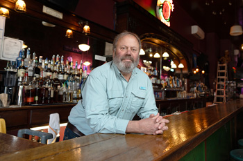 Guy Curtis purchased The Central Saloon in 1990 and has maintained the 'grunge' tradition for 35 years.